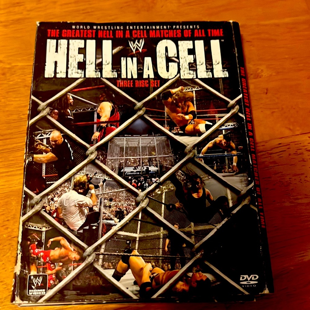 Hell In A Cell,3 Discs set DVD features the legendary most greatest match’s held